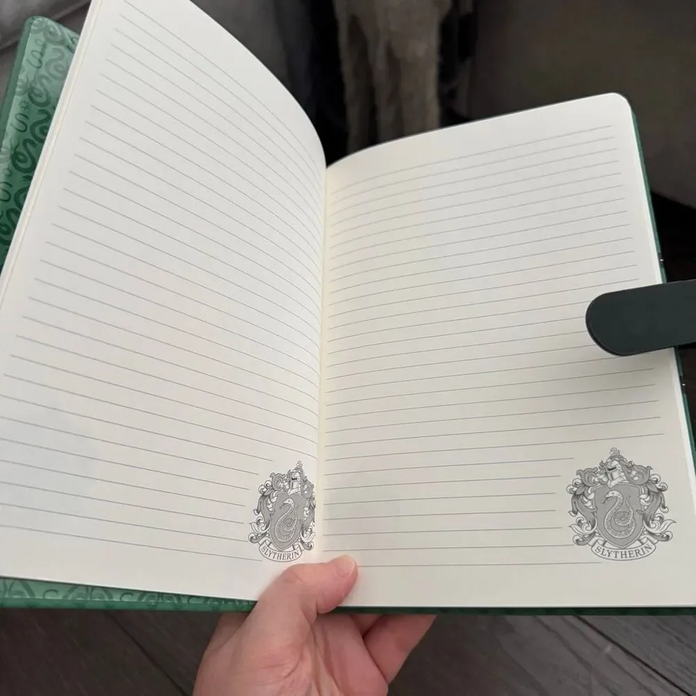 Universal Studios Harry Potter Slytherin Notebook Journal New